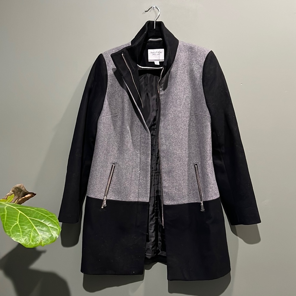 Mid-thigh Nautical Peacoat